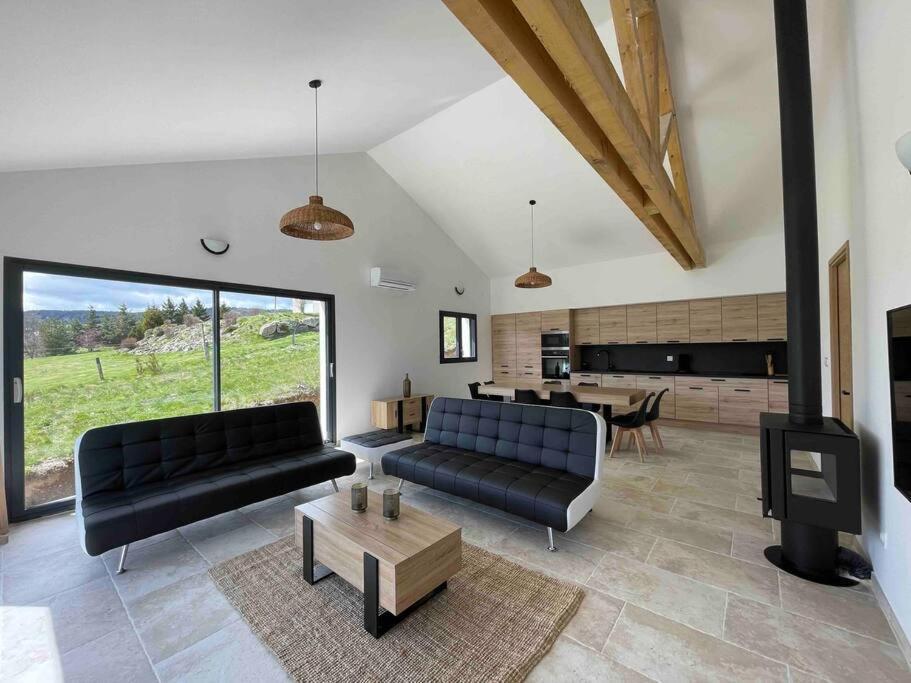 Villa 8Pers Au Calme Avec Superbe Vue Barbecue Wifi La Panouse (Lozere) Exterior foto