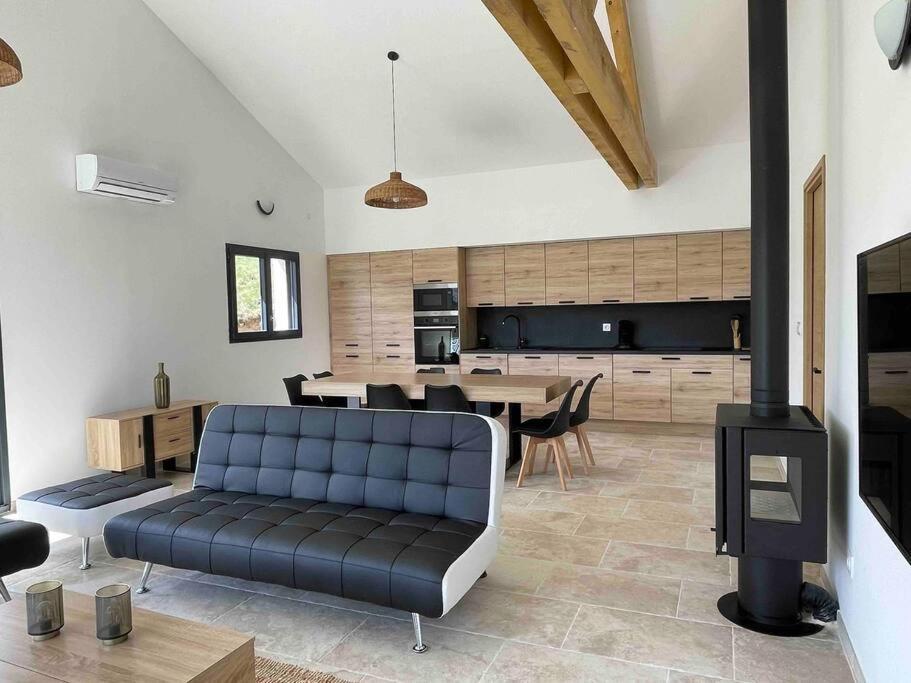 Villa 8Pers Au Calme Avec Superbe Vue Barbecue Wifi La Panouse (Lozere) Exterior foto